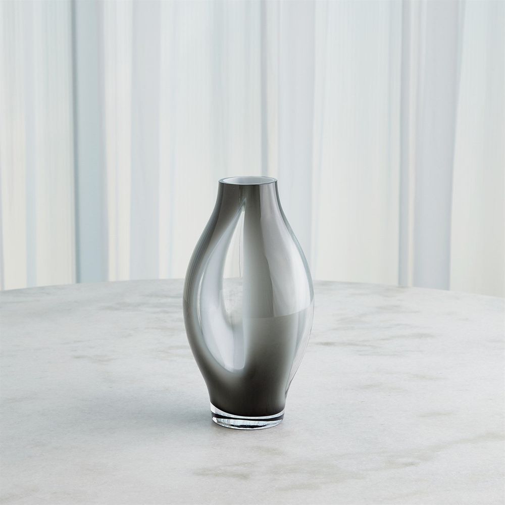 Fly Through Vase-Grey-Lg