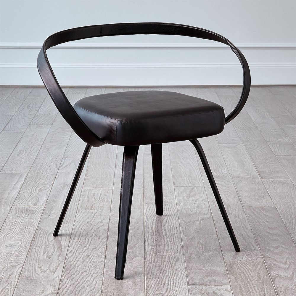All Leather Chair-Black