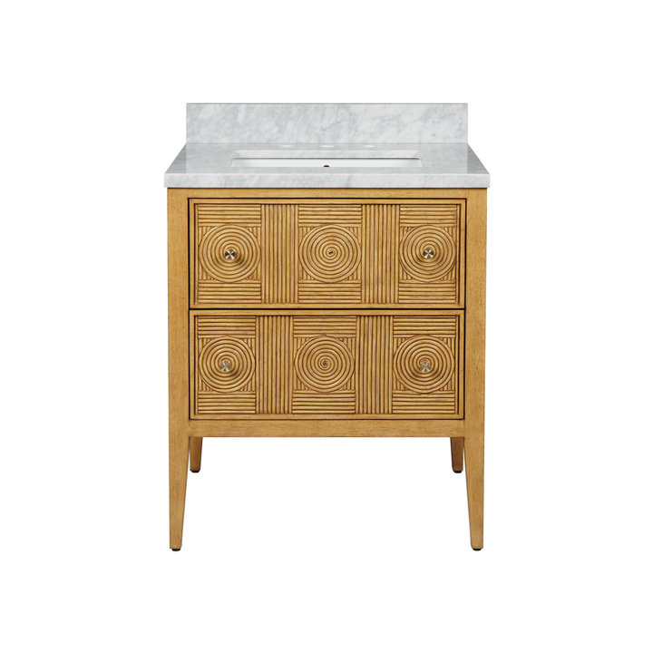 Vanities Santos 28" Sea Sand Vanity with Rectangular Undermount Sink