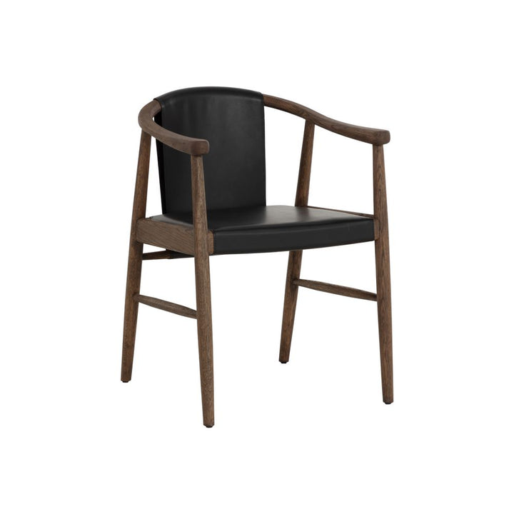 Dining Chairs Aran Dining Armchair - Onyx Leather