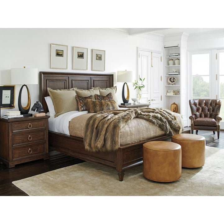 Beds Walnut Creek Wood Panel Bed 6/6 King - Montecito