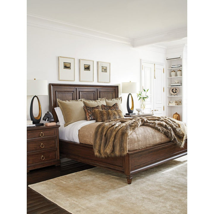 Walnut Creek Wood Panel Bed 6/6 King - Montecito
