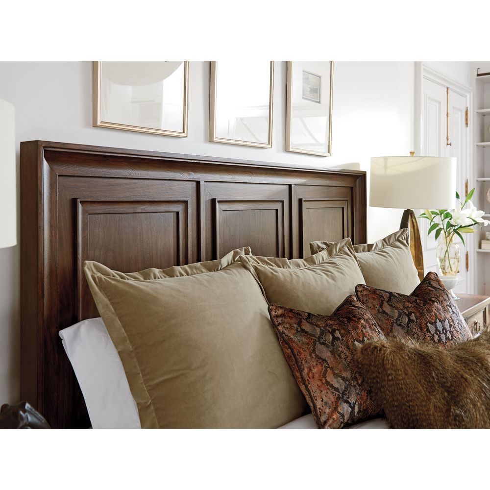 Walnut Creek Wood Panel Bed 6/6 King - Montecito