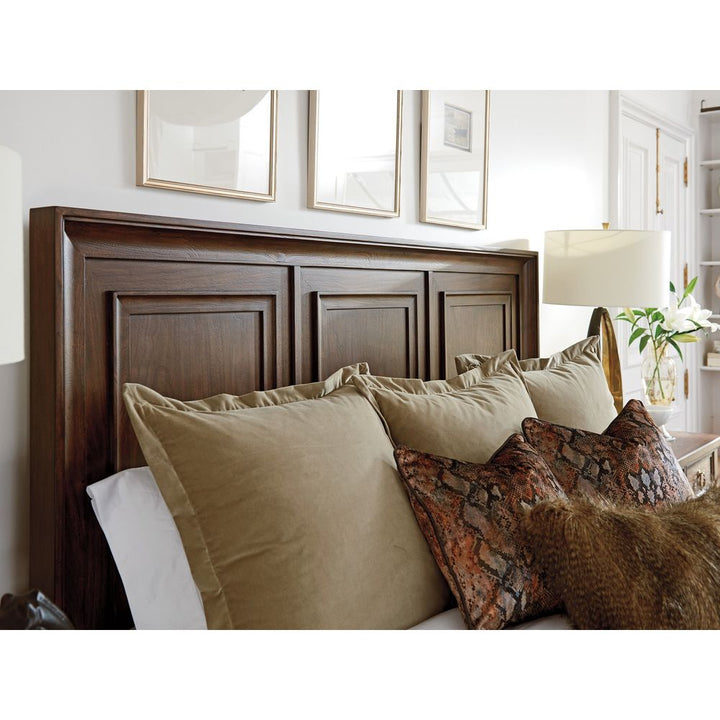 Walnut Creek Wood Panel Bed 6/6 King - Montecito