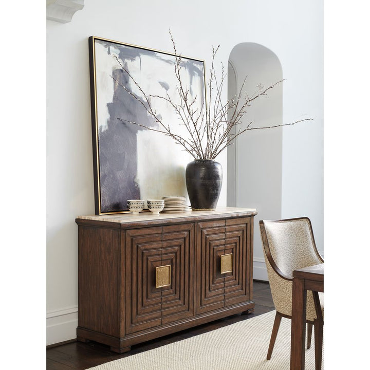 Sideboards & Credenzas Los Gatos Buffet With Stone Top - Montecito