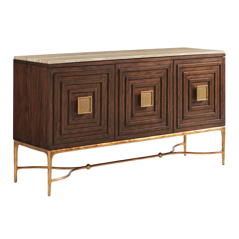 Sideboards & Credenzas Tiburon Sideboard With Stone Top - Montecito
