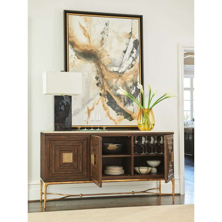 Sideboards & Credenzas Tiburon Sideboard With Stone Top - Montecito