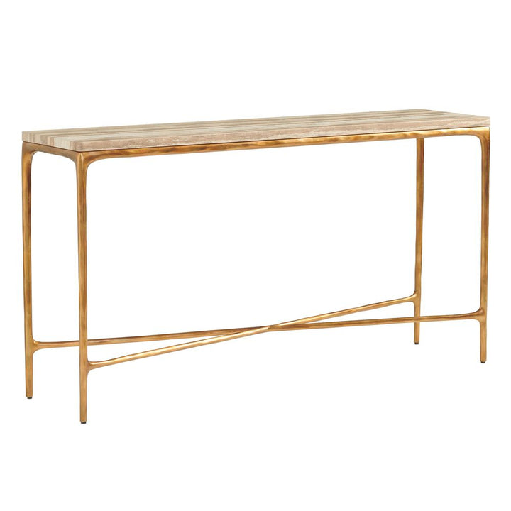 Console Tables Menlo Park Console With Stone Top - Montecito