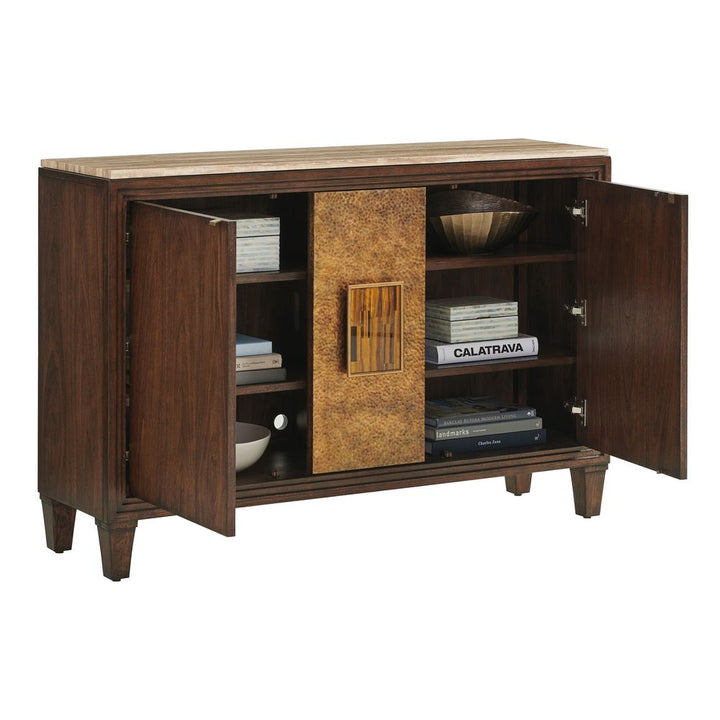 Santa Clara Hall Chest With Stone Top - Montecito