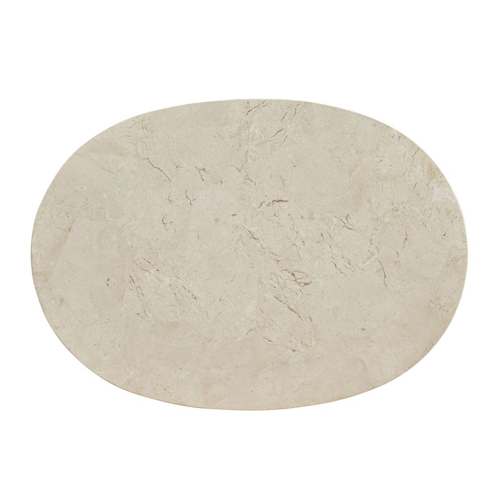 Albion Stone Oval Nightstand