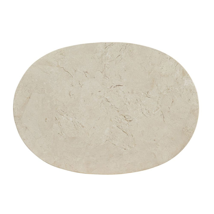 Albion Stone Oval Nightstand