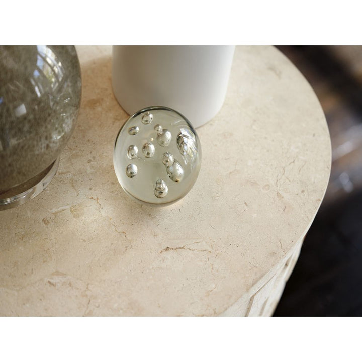 Albion Stone Oval Nightstand