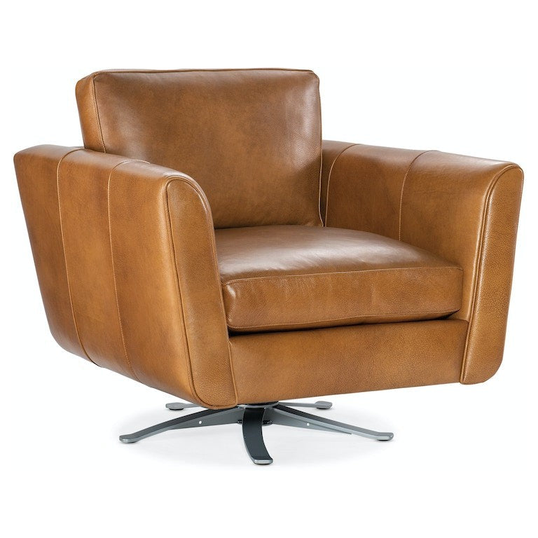Alora Swivel Chair-Bradington Young-BradingtonYoung-745-25SW-912500-97-Lounge ChairsCharcoal-1-France and Son