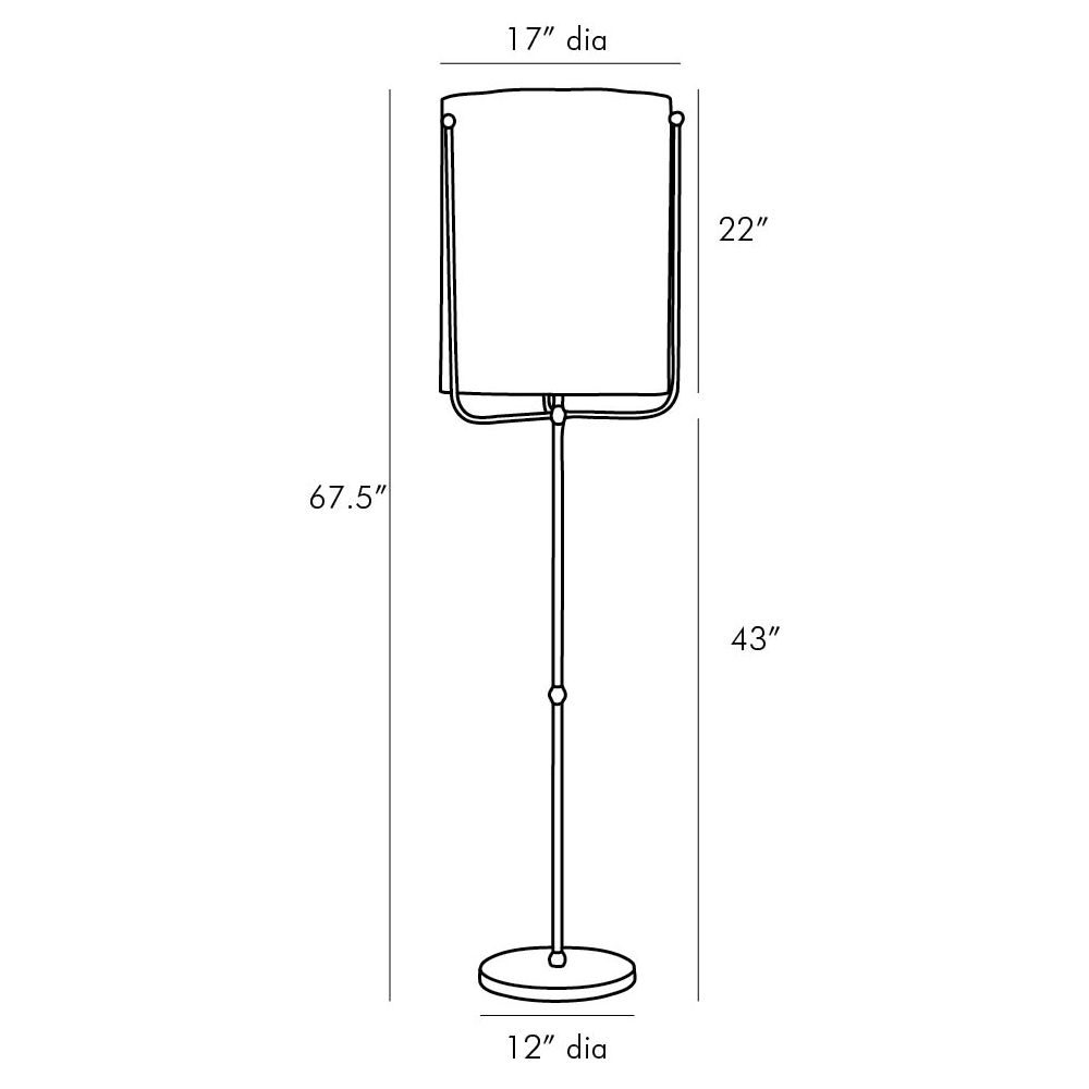 Strivon Floor Lamp - Black