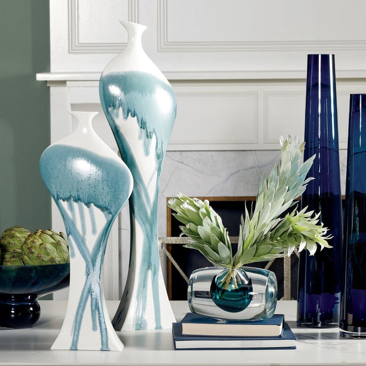Vases Curvy Bottle-Lambs Ear-Lg