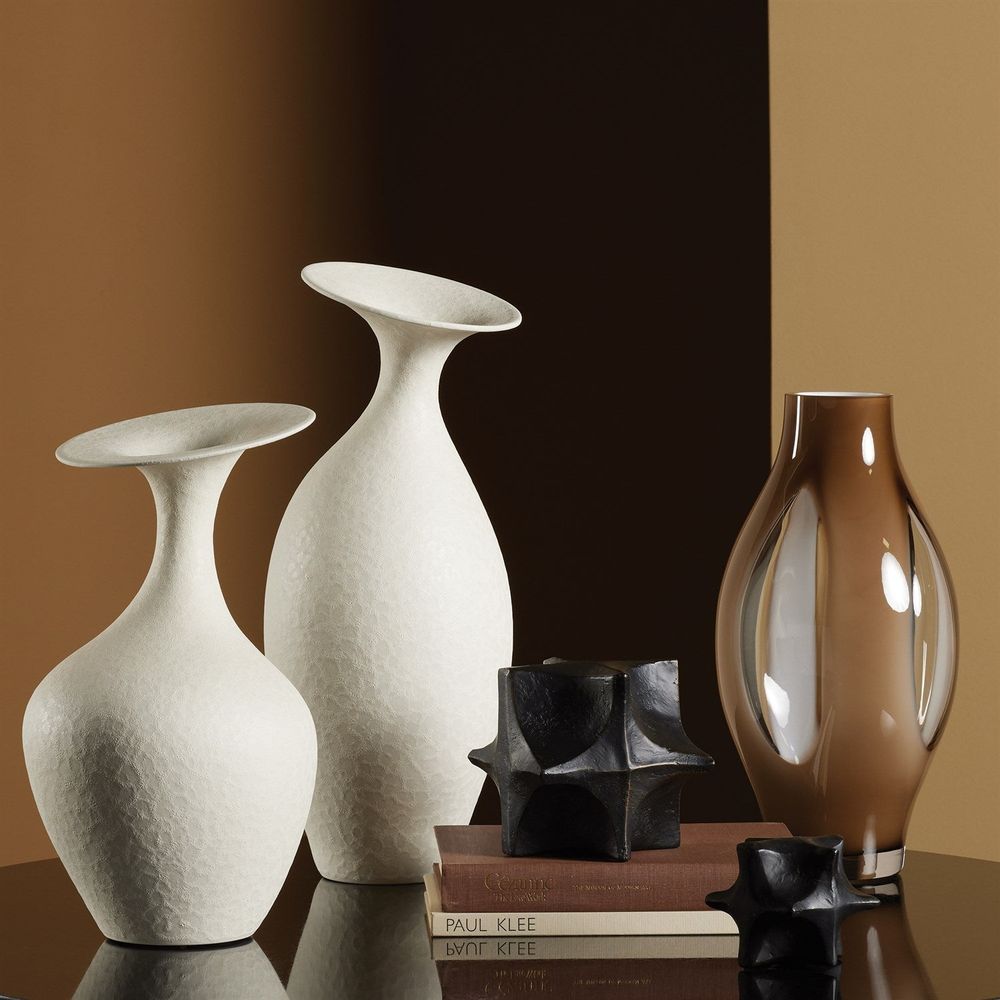 Fly Through Vase-Topaz-Lg