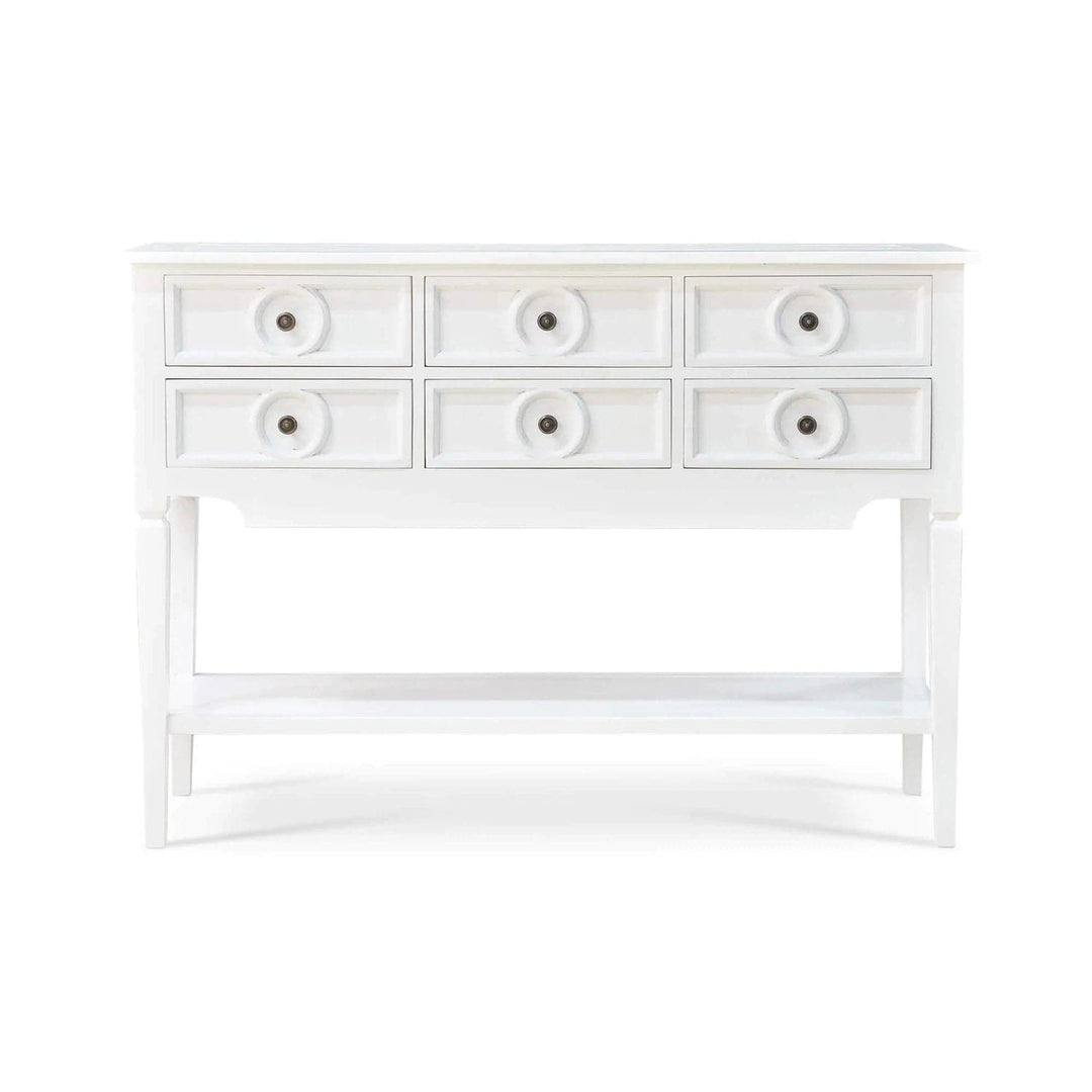 Orleans Console Table-Bramble-BRAM-74882HRW-LDT-Console TablesArchitectural White-5-France and Son