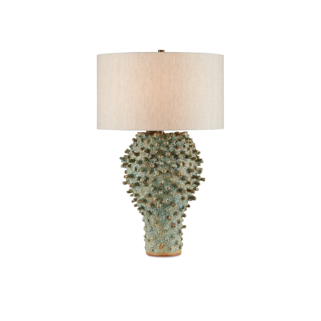 Sea Urchin Green Table Lamp