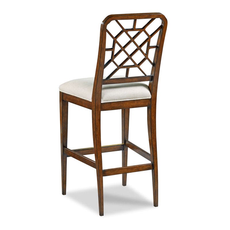 Merrion Bar Stool-Woodbridge Furniture-WOODB-7508-10-Bar StoolsBordeaux Finish-2-France and Son