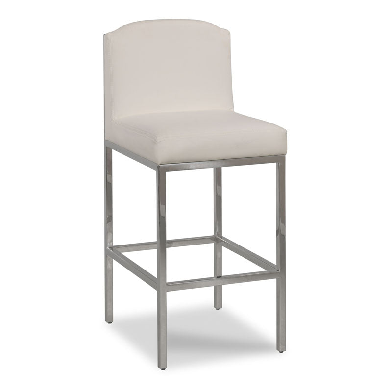 Venice Bar Stool-Woodbridge Furniture-WOODB-7510-54-Bar StoolsBrushed Nickel-2-France and Son