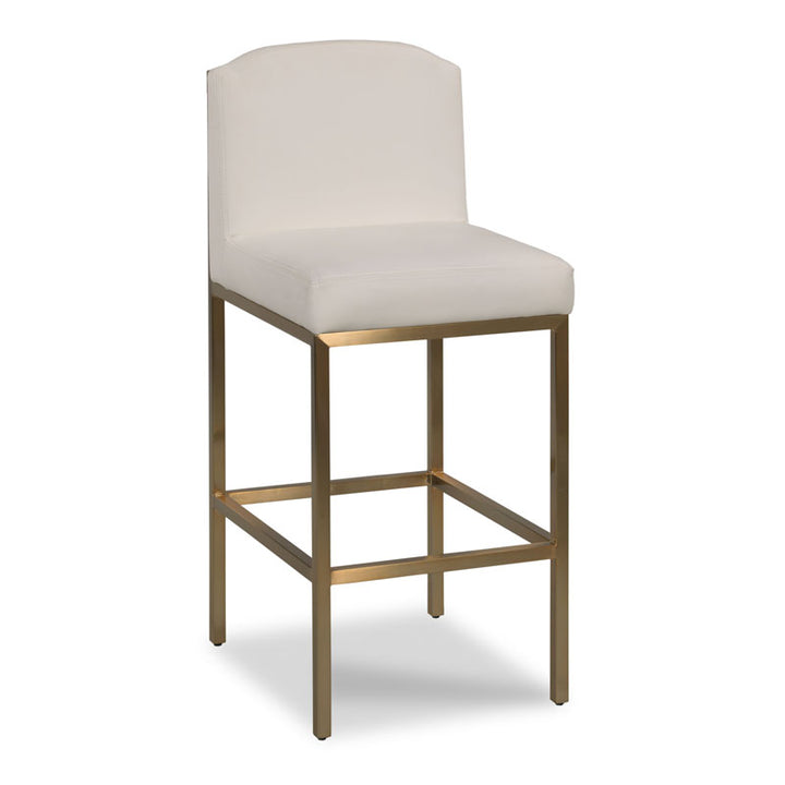 Venice Bar Stool-Woodbridge Furniture-WOODB-7510-55-Bar StoolsBrass-1-France and Son