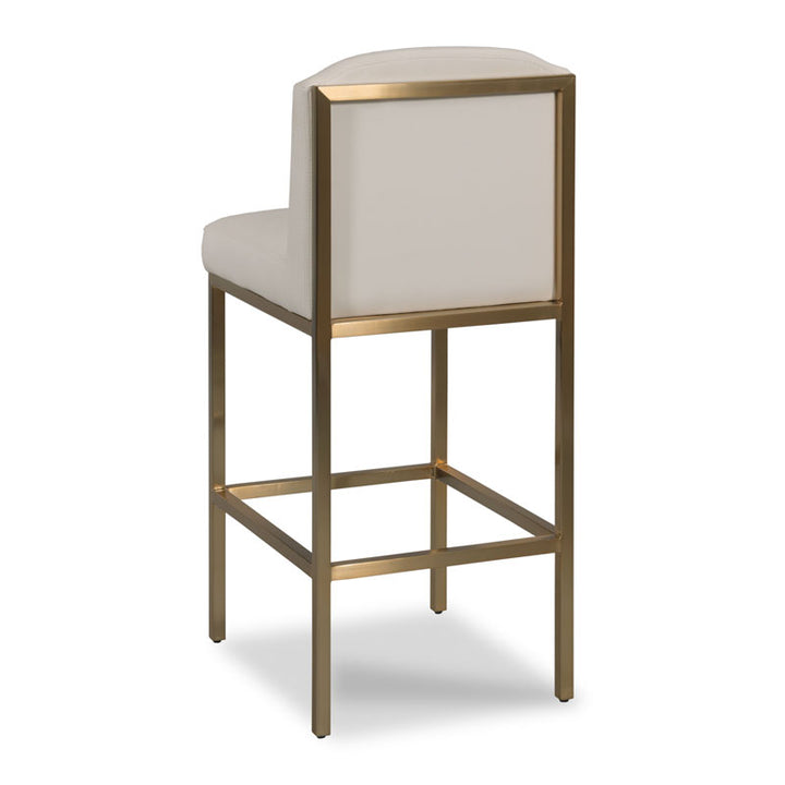 Venice Bar Stool-Woodbridge Furniture-WOODB-7510-55-Bar StoolsBrass-3-France and Son