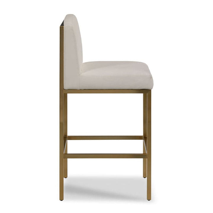 Venice Bar Stool-Woodbridge Furniture-WOODB-7510-55-Bar StoolsBrass-7-France and Son