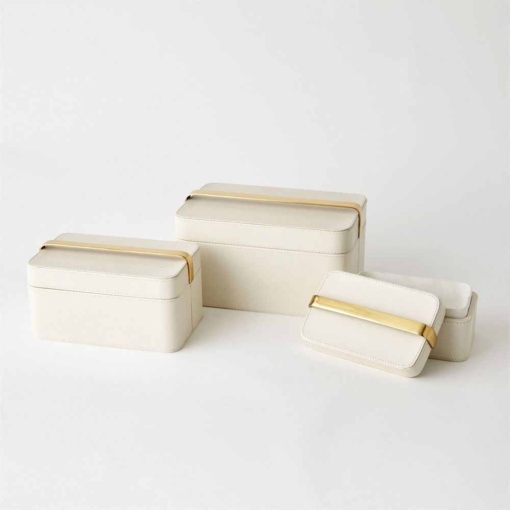 Boxes Avery Decorative Box-Milk-Lg