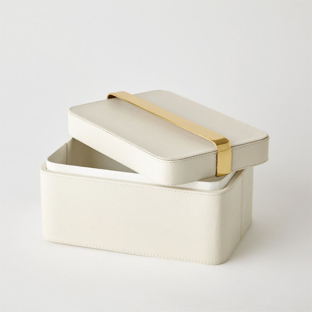 Boxes Avery Decorative Box-Milk-Lg