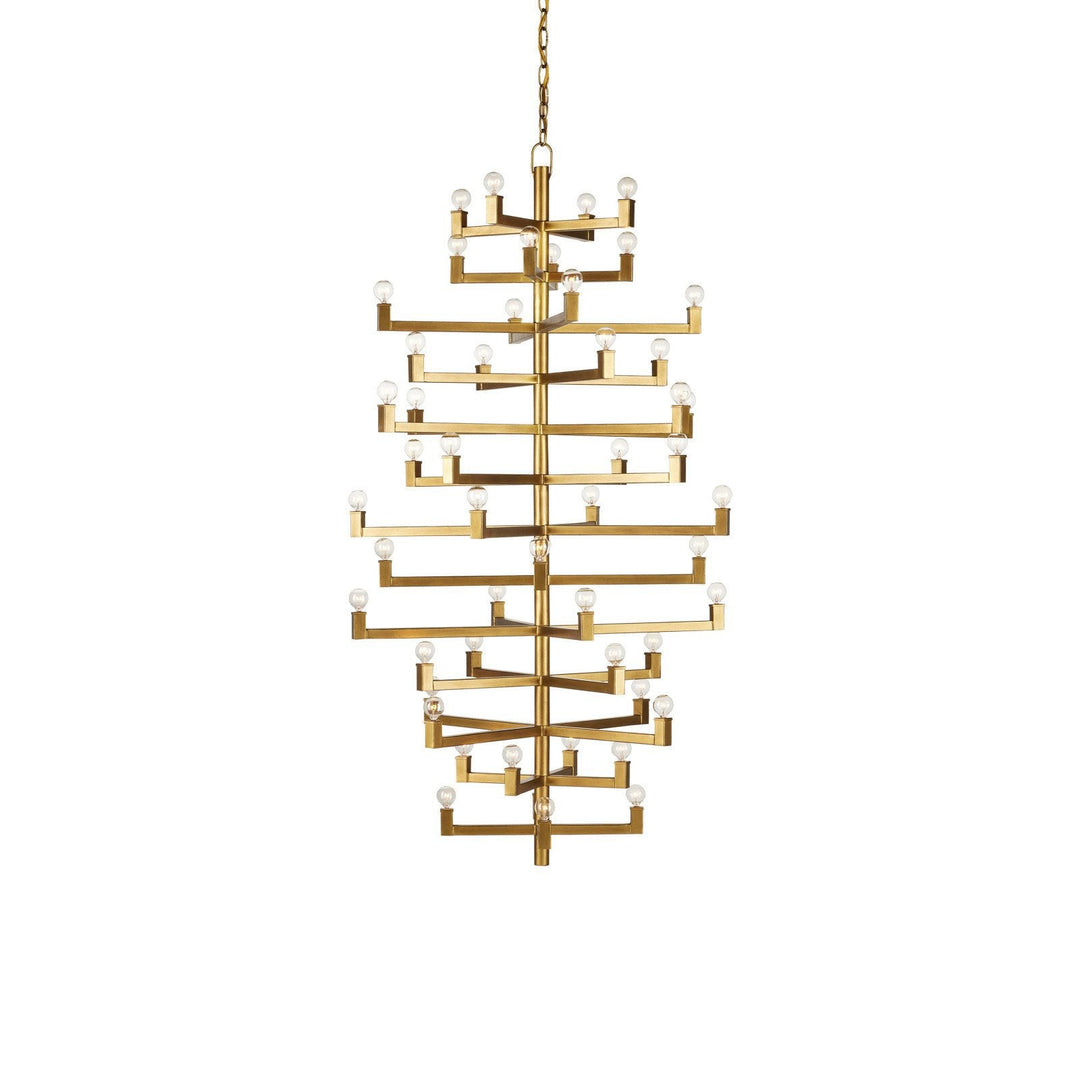 Andre Grande Brass Chandelier