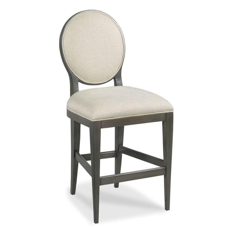 Ovale Counter Stool-Woodbridge Furniture-WOODB-7525-63-Stools & OttomansCharcoal Finish-2-France and Son