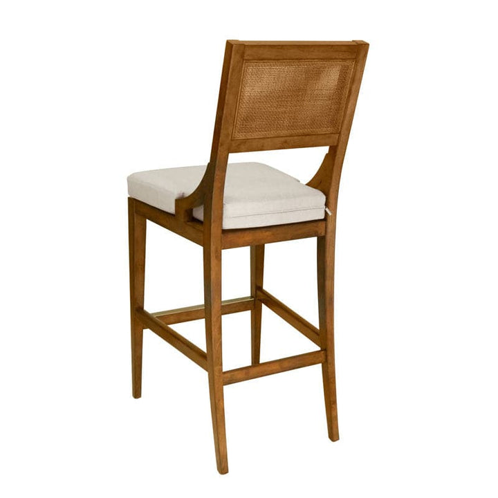 Salvador Bar Stool-Woodbridge Furniture-WOODB-7532-20-Bar StoolsHazelnut Finish-3-France and Son