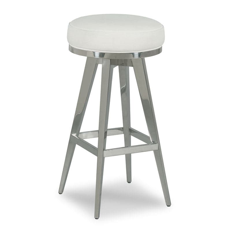 Capri Bar Stool-Woodbridge Furniture-WOODB-7536-54-Bar StoolsPolished Nickel-1-France and Son