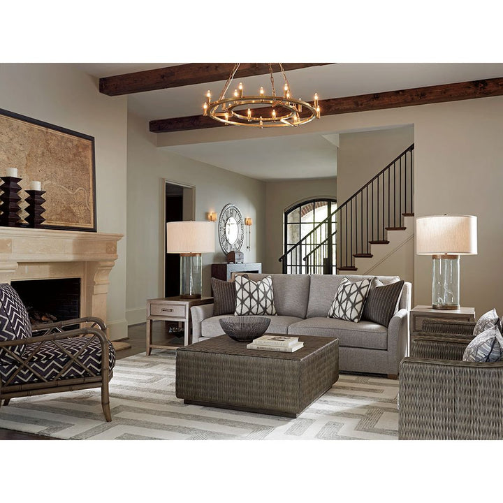 Coffee Tables Seawatch Woven Cocktail Table - Smoke Gray