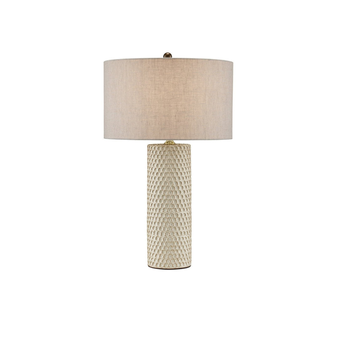 Polka Dot Ivory Table Lamp