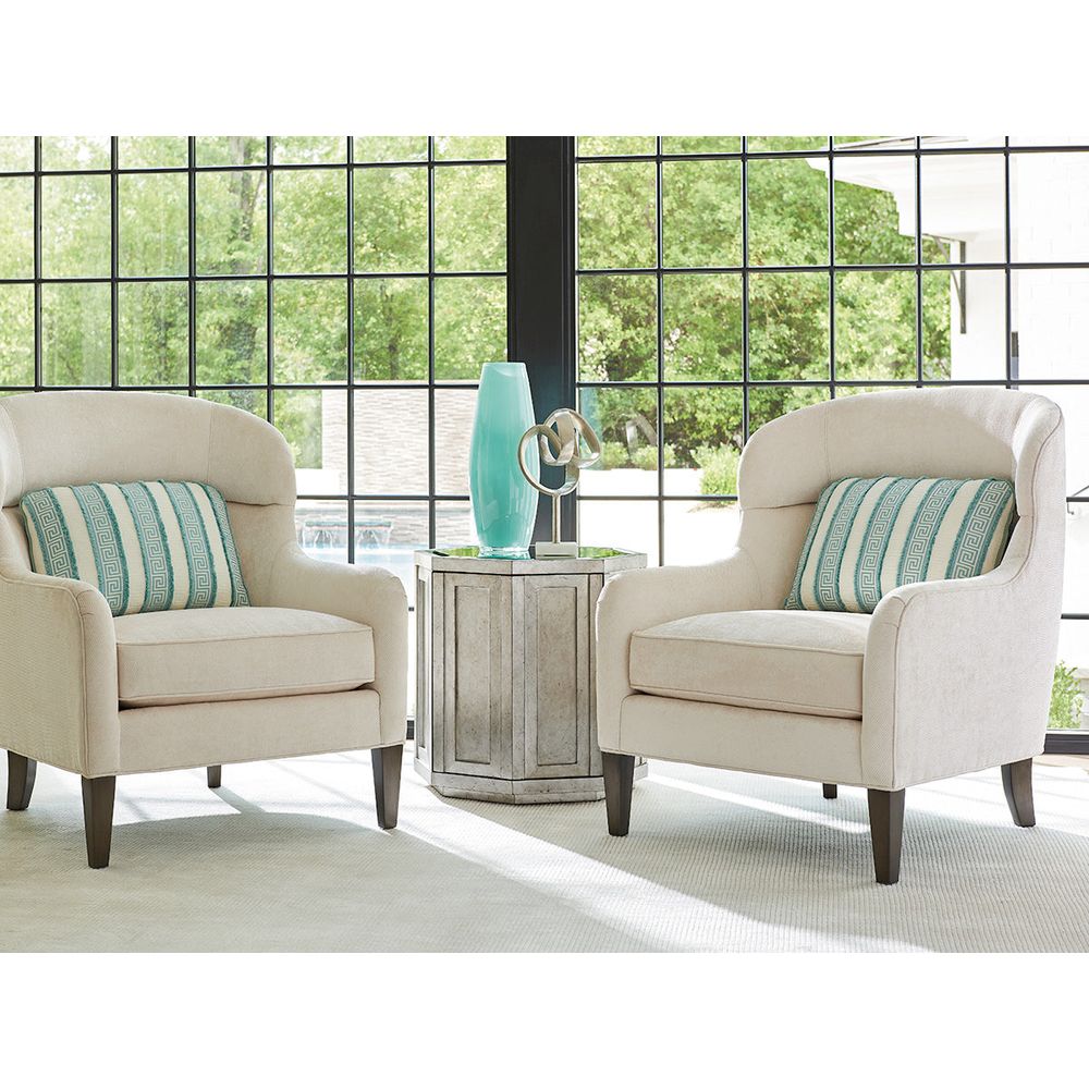 Side Tables Rochelle Octagonal Storage Table - Silver Leaf