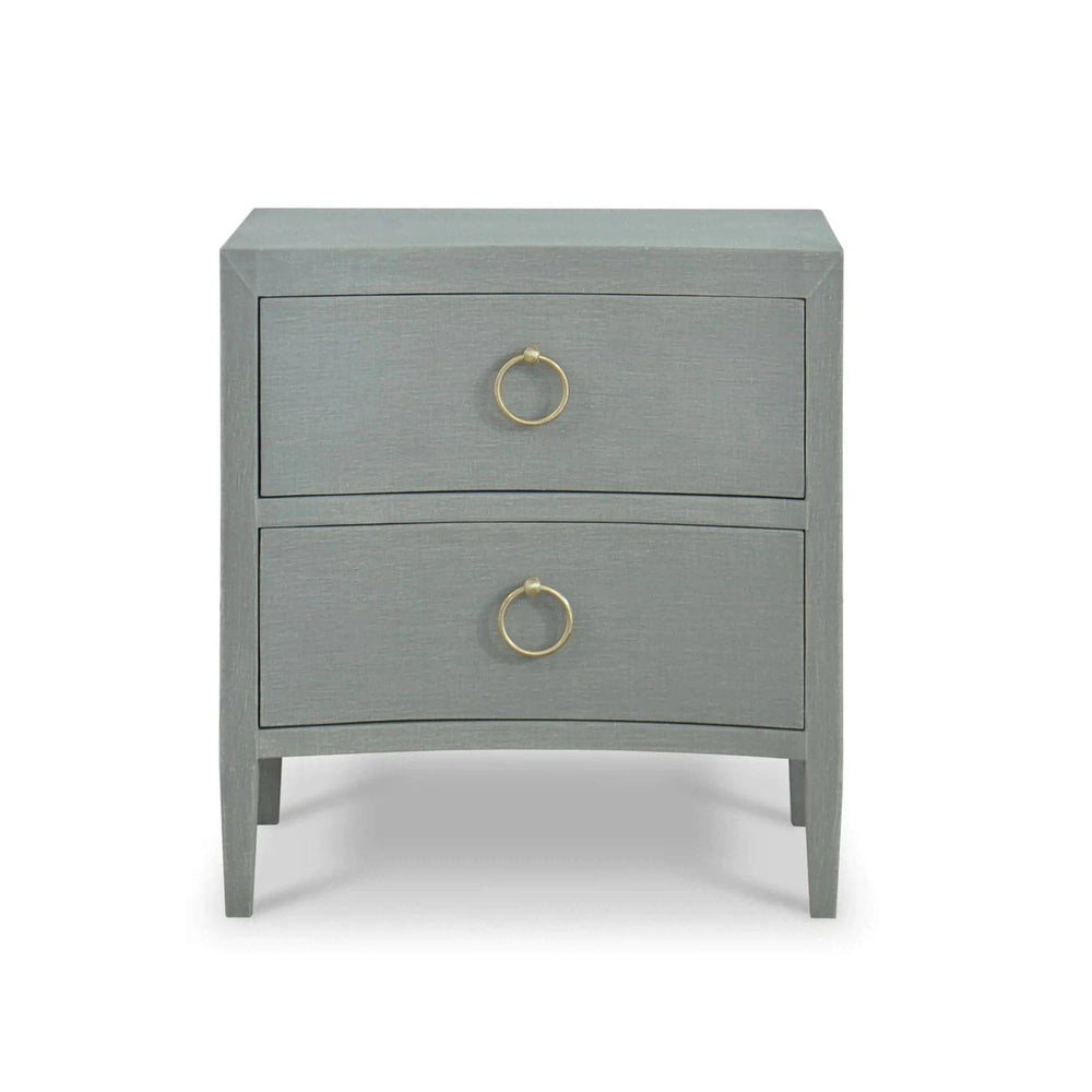 Mornington Linen Wrapped Nightstand-Bramble-BRAM-76575FPBE-Nightstands-2-France and Son