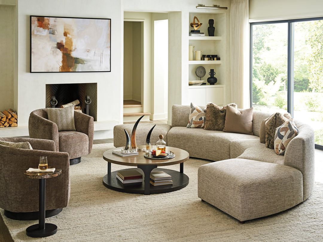 Zanzibar 4pc Curved Sectional