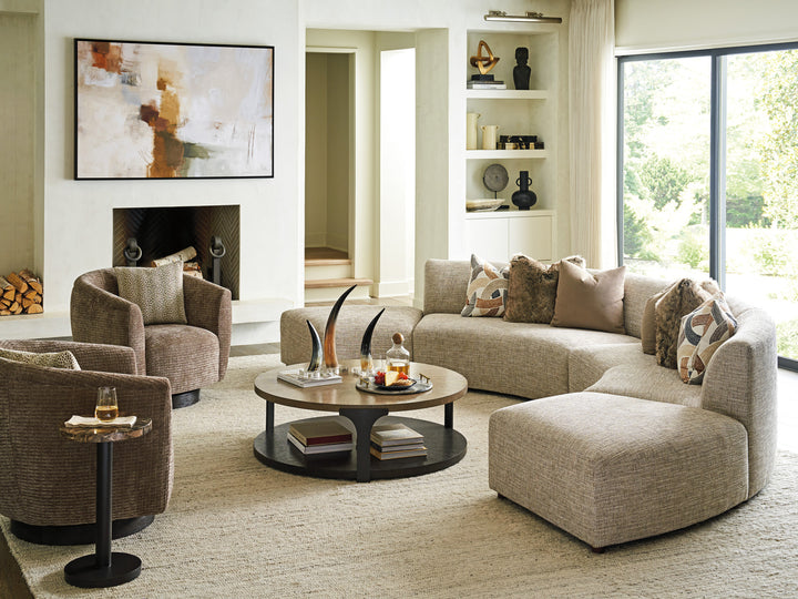 Zanzibar 4pc Curved Sectional