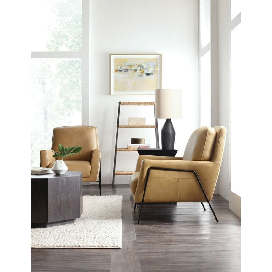 Amette Metal Frame Club Chair-Hooker-HOOKER-CC452-009-Lounge ChairsAnkur Sand-2-France and Son