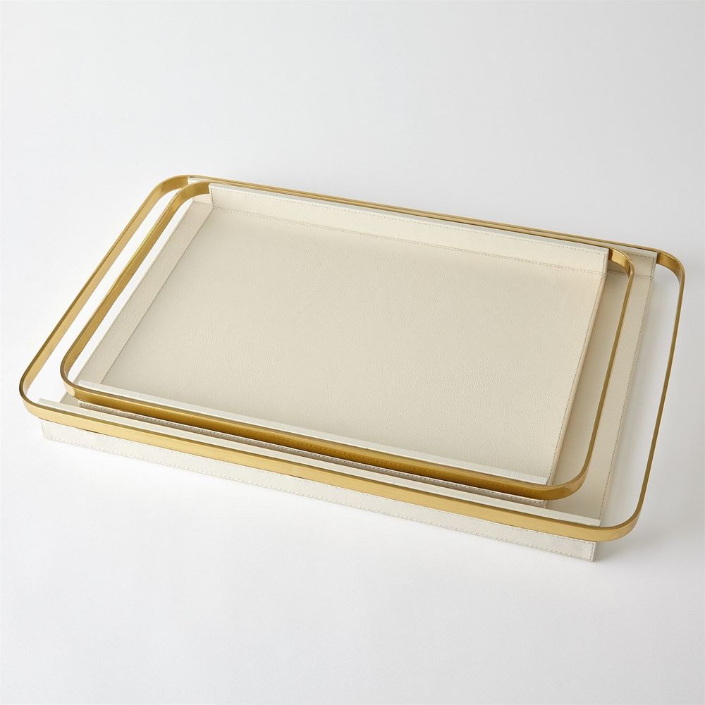 Serveware: Trays Avery Serving Tray-Milk-Lg