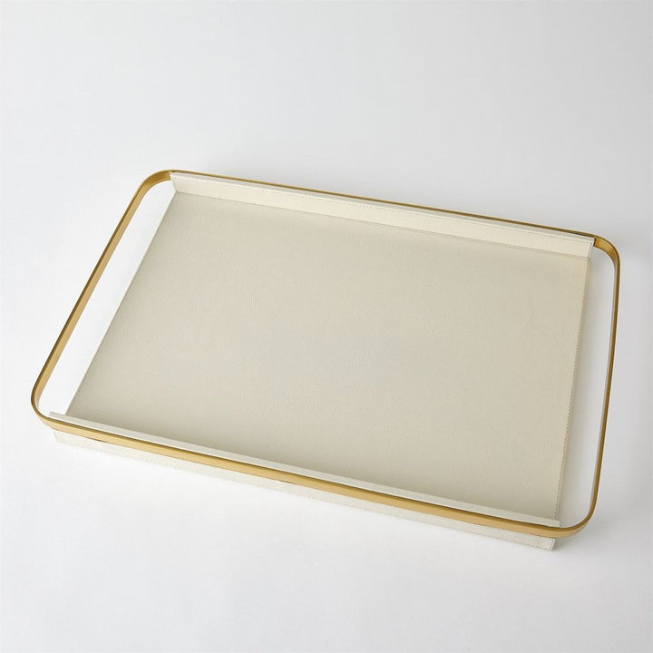 Serveware: Trays Avery Serving Tray-Milk-Lg