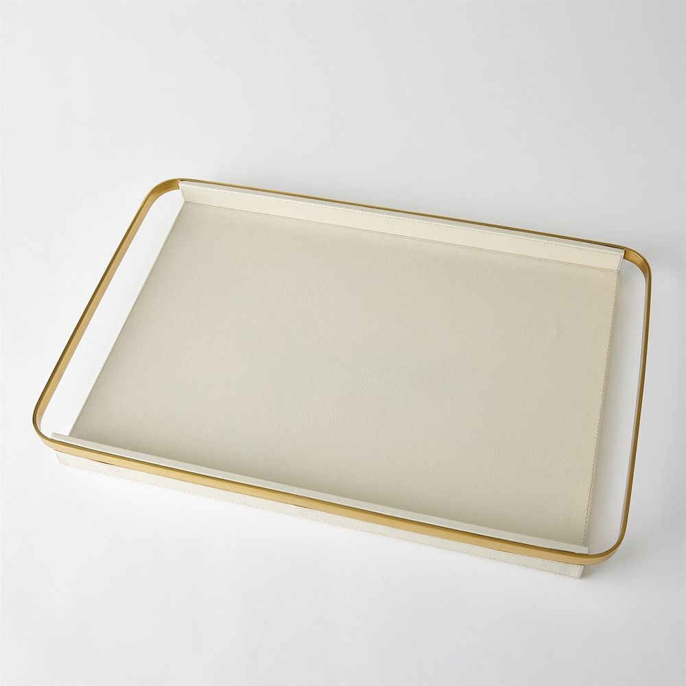 Serveware: Trays Avery Serving Tray-Milk-Sm