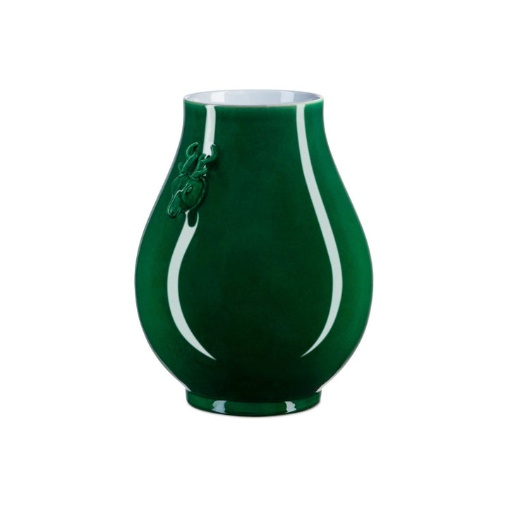 Imperial Green Deer Ears Vase