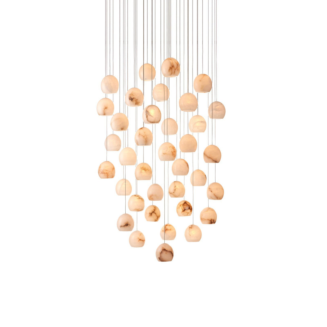 Lazio 36-Light Round Multi-Drop Pendant