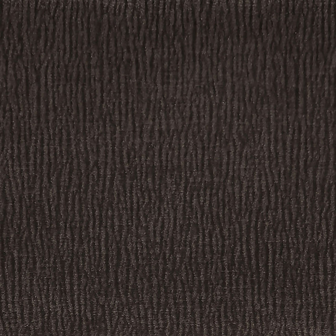 Bastille Chenille Fabric Upholstered Dining Side Chair — Brown / Brushed Brass