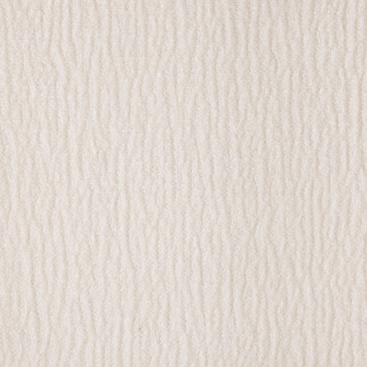Bastille Chenille Fabric Upholstered Dining Side Chair — Cream / Brushed Brass