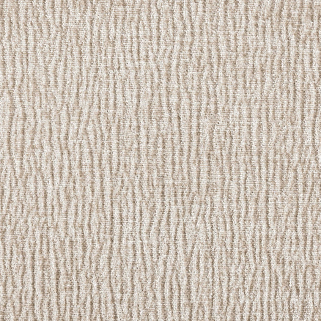 Bastille Chenille Fabric Upholstered Dining Arm Chair — Beige / Brushed Bronze
