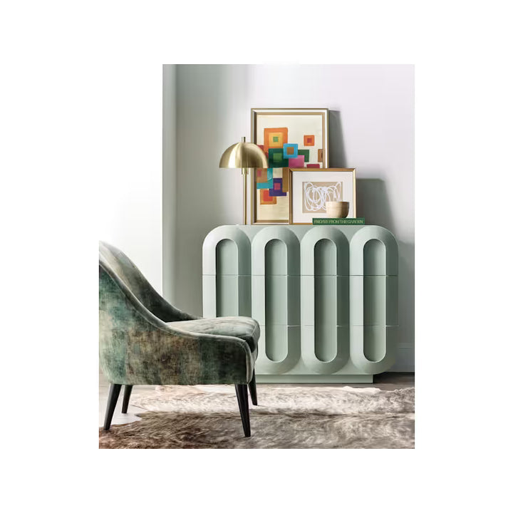 Commerce and Market Groove Three-Drawer Chest