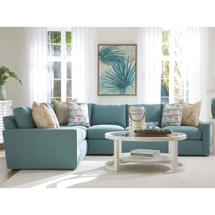 Pompano Round Cocktail Table - Caribbean Sands